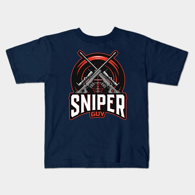 I'm a Sniper Guy Kids T-Shirt by JettDes